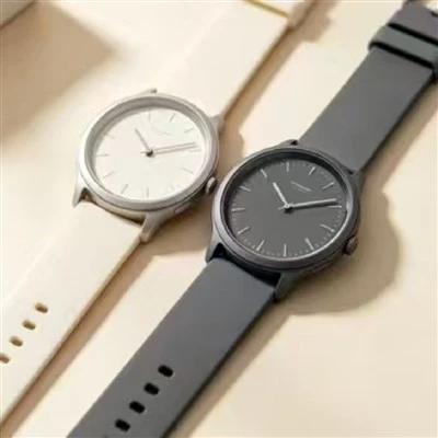 Jam Tangan Tali Silikon Bulat